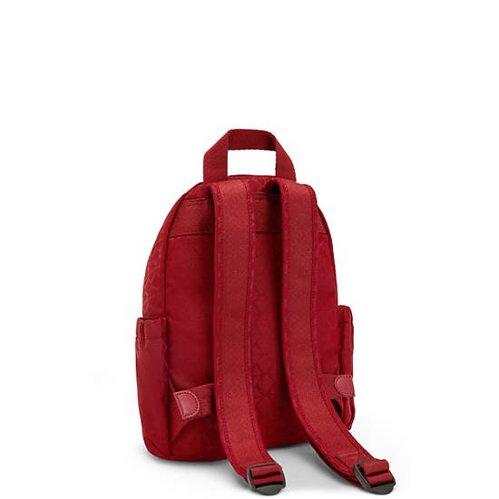 Kipling Delia Mini Ryggsäck Röda | SE 1651AH